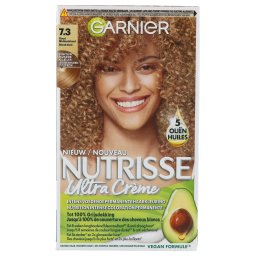 Garnier Nutrisse Crème Permanente Haarverf 7.3 Goudblond