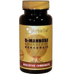 Artelle D-Mannose Cranberry Beredruif Tabletten 75 Tabletten