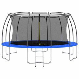 vidaXL Trampolineset rond 150 kg 488x90 cm