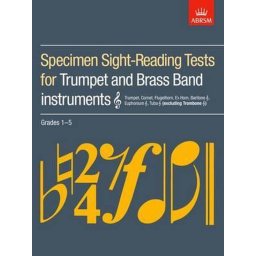 Specimen Sight-Reading Tests for Trumpet and Brass Band Instruments (Treble clef), Grades 1-5 (Bladm