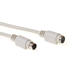 ACT AK3233 Toetsenbord/Muis Verlengkabel PS/2 male/PS/2 female - 3 meter