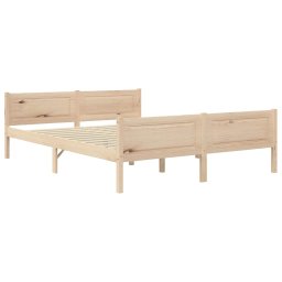 vidaXL Bedframe massief grenenhout 140x200 cm