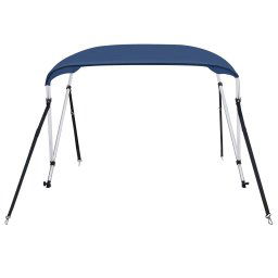 vidaXL Biminitop 2-boogs 180x130x110 cm marineblauw