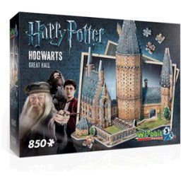 Wrebbit 3D Puzzel - Harry Potter Hogwarts Great Hall (850 stukjes)