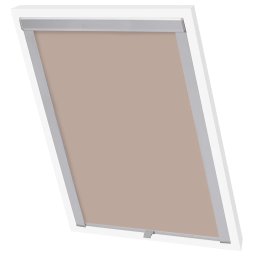 vidaXL Rolgordijn verduisterend beige P06/406