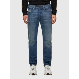 Diesel Duster heren jeans 009EI taps toelopend - W27-L32 - midden blauw