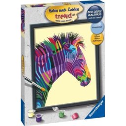 Schilderen op Nummer - Bonte Zebra