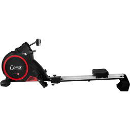 Christopeit Sport® Roeimachine Como black edition Roeirails ruimtebesparend opklapbaar