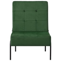 vidaXL Relaxstoel 65x79x87 cm fluweel donkergroen