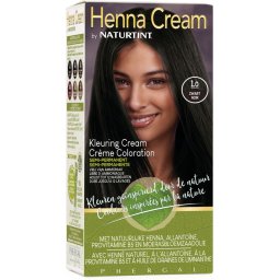 Naturtint Henna Cream 1.0 Zwart Semi-Permanente Kleuring