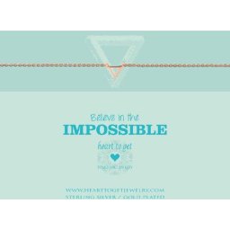 Heart to Get - Kleine Driehoek - Armband - Rosé Goudkleurig - 18 cm