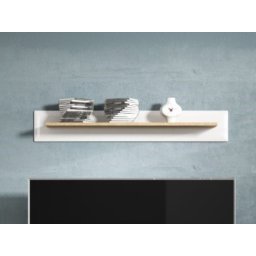 Wandplank NORDO 107 cm wit/hoogglans wit
