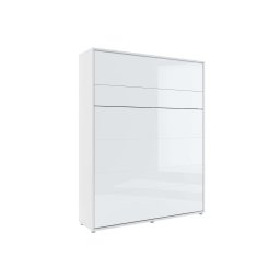 Opklapbed CONCEPTION PRO 160x200 cm wit/hoogglans wit (verticaal)