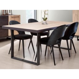 Eettafel VIAZZA 230 cm dark stone/castella