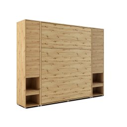 Opklapbed CONCEPTION PRO 160x200 cm artisan eik (verticaal) met kasten