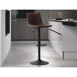 Barkruk TREVOR 61>83 cm bruin