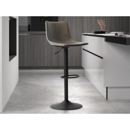 Barkruk TREVOR 61>83 cm grijs