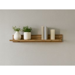 Wandplank OLIANNE 147 cm appenzeller sparren/zwart