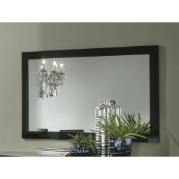 Spiegel ROMEO 140 cm hoogglans zwart
