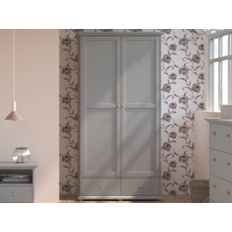 Kast Margaret 2 deuren en 2 lades grijs