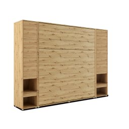 Opklapbed CONCEPTION PRO 180x200 cm artisan eik (verticaal) met kasten