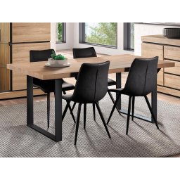 Eettafel LIEZE 200 cm franse eik met U-poten