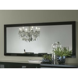 Spiegel ROMEO 180 cm hoogglans zwart