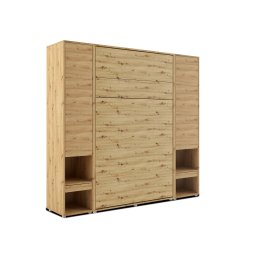 Opklapbed CONCEPTION PRO 120x200 cm artisan eik (verticaal) met kasten