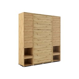 Opklapbed CONCEPTION PRO 90x200 cm artisan eik (verticaal) met kasten