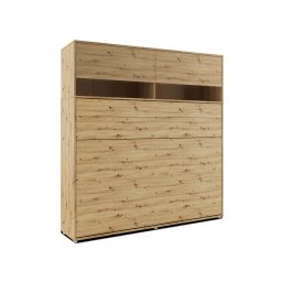 Opklapbed CONCEPTION PRO 140x200 cm artisan eik (horizontaal) met opzetkast