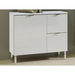 Wastafel kast MANAU 1 deur en 2 lades wit
