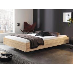Bed IXANA 140x200 cm sonoma eik met lattenbodem