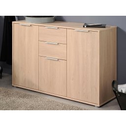 Dressoir ACTION 3 deuren en 2 lades brooklyn eik