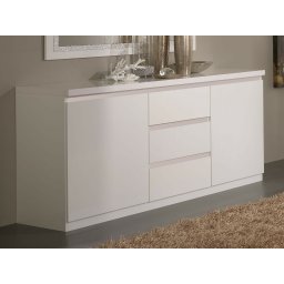 Dressoir ROMEO 2 deuren en 3 lades hoogglans wit