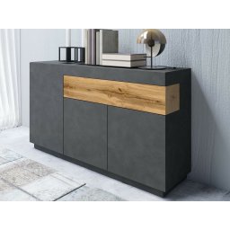 Dressoir SILAC 3 deuren 1 lade matera/wotan eik