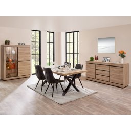 Eetkamer MARNOIX 189 cm franse eik met stoelen