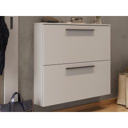 Schoenenkast UTANA 2 deuren 100 cm kasjmier
