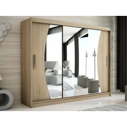 Kast WAVRE 3 schuifdeuren 250 cm sonoma