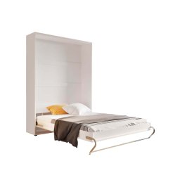 Opklapbed CONCEPTION 140x200 cm mat wit (verticaal)