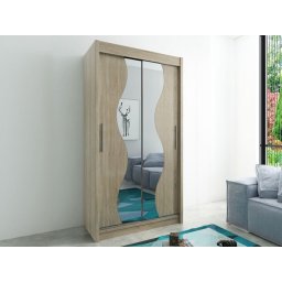 Kast MADERA 2 schuifdeuren 100 cm sonoma