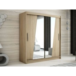 Kast RHOMBO 2 schuifdeuren 150 cm sonoma