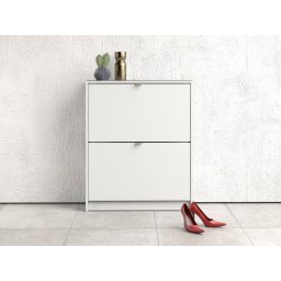 Schoenenkast SHANA 2 deuren wit