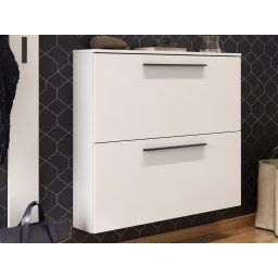 Schoenenkast UTANA 2 deuren 100 cm wit
