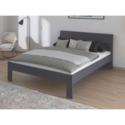 Bed FLASH 160x200 cm metaalgrijs