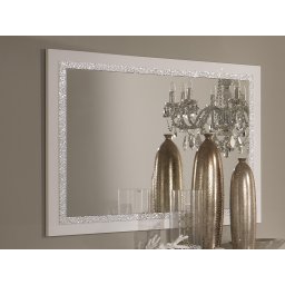 Spiegel REBECCA 140 cm hoogglans wit