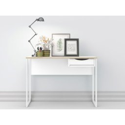 Bureau FUNNY wit/eik