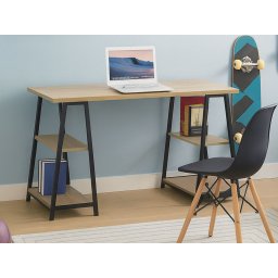 Bureau MALI 4 legplanken sonoma/zwart