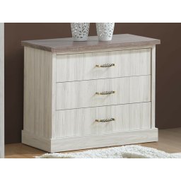 Commode ELANO 3 lades lichte eik/sonoma eik
