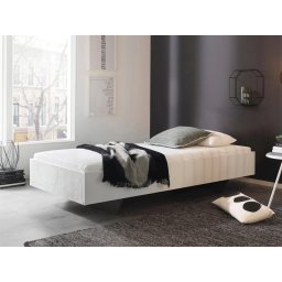 Bed IXANA 90x200 cm hoogglans wit