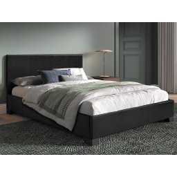 Bed ZEUS 140x200 cm zwart